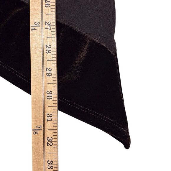 Chicos Zenergy Retreat Velvet Trim Jacket Hooded Espresso Brown Size 2 Large Zip - Picture 12 of 14